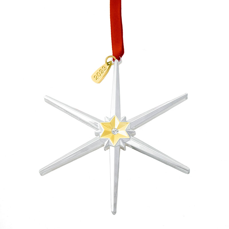 Nambe 2023 Annual Snowflake Ornament