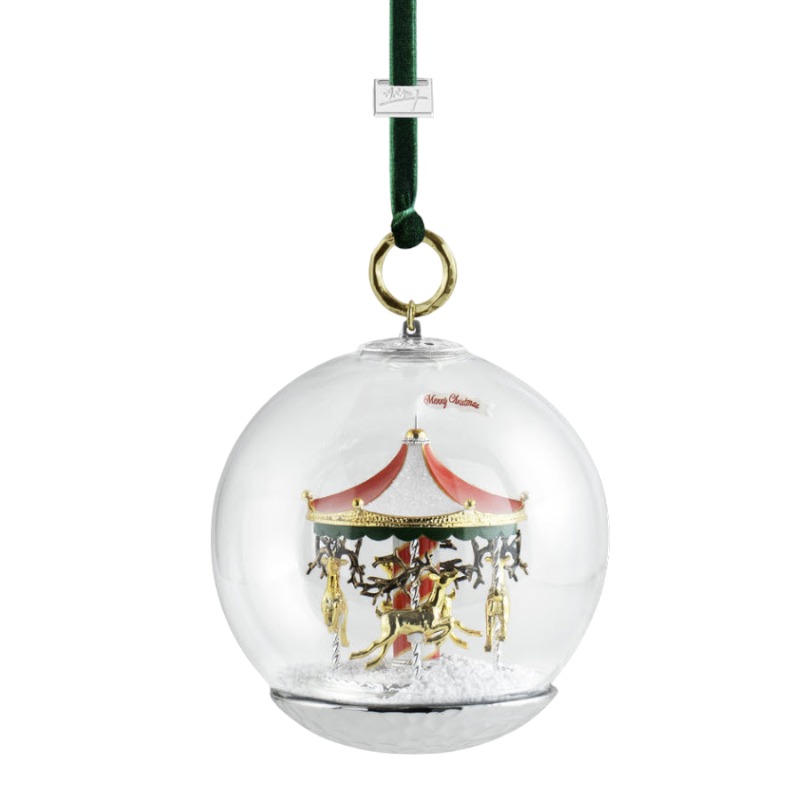 Michael Aram Merry Go Round Snowglobe Ornament | 132453 | Borsheims