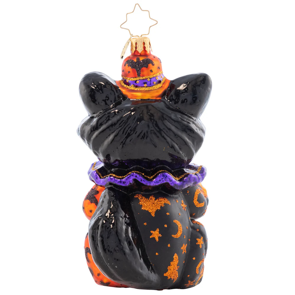 Christopher Radko Dapper Black Cat Ornament