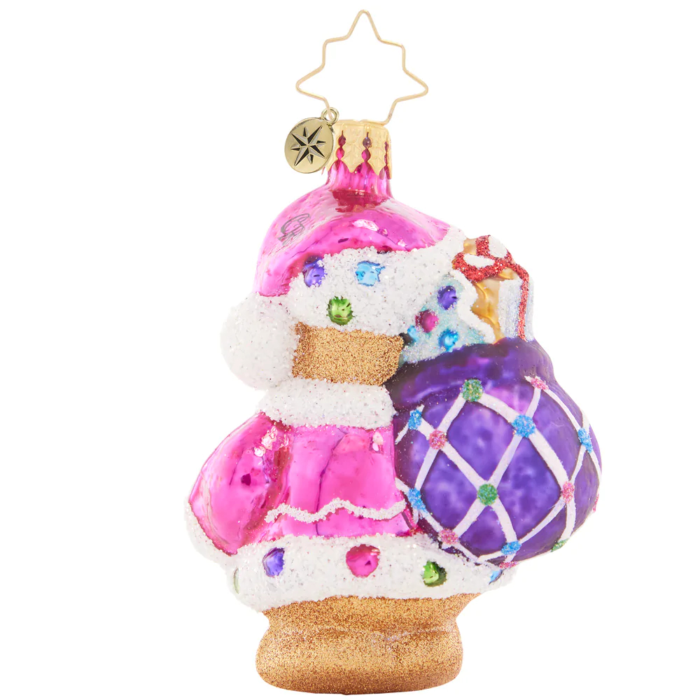 Christopher Radko Gingersnap Santa Ornament