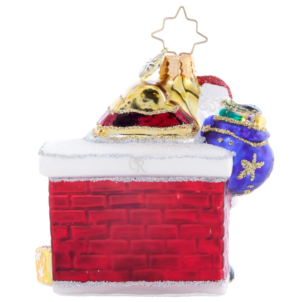 Christopher Radko Nice List Santa Ornament