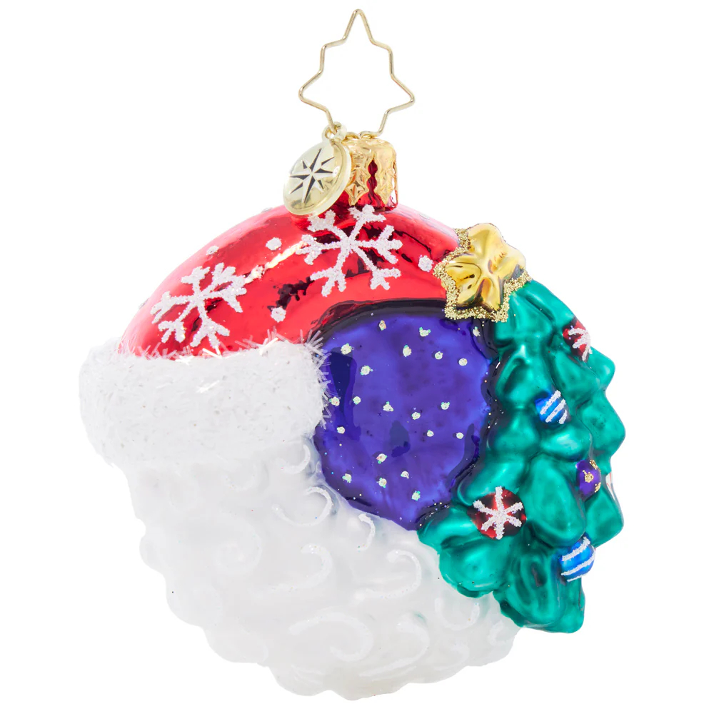 Christopher Radko Christmas With a Grin Santa Ornament