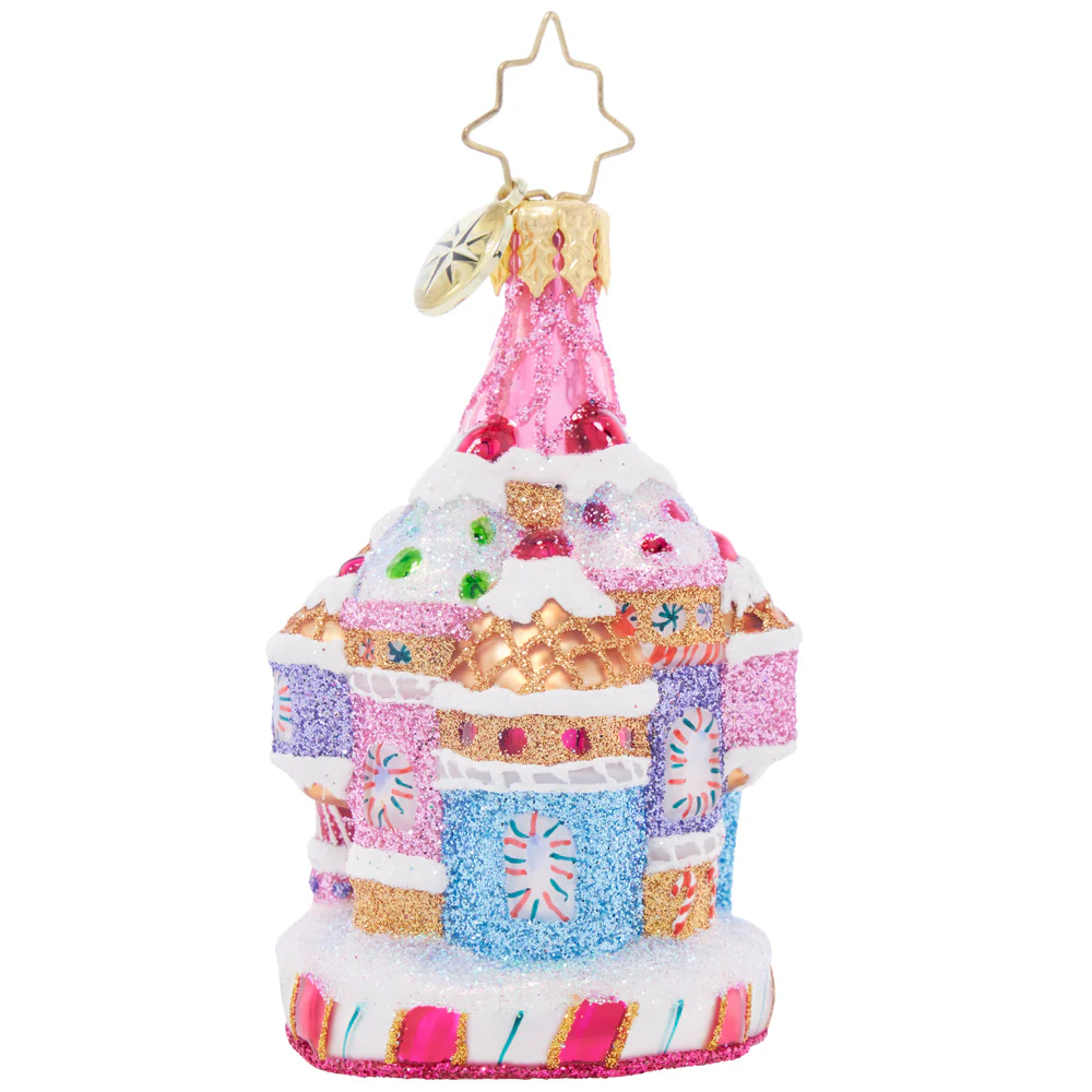 Christopher Radko Candy Cane Castle Ornament