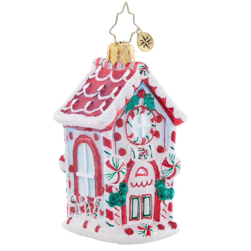 Christopher Radko Candy Cane Chalet Ornament