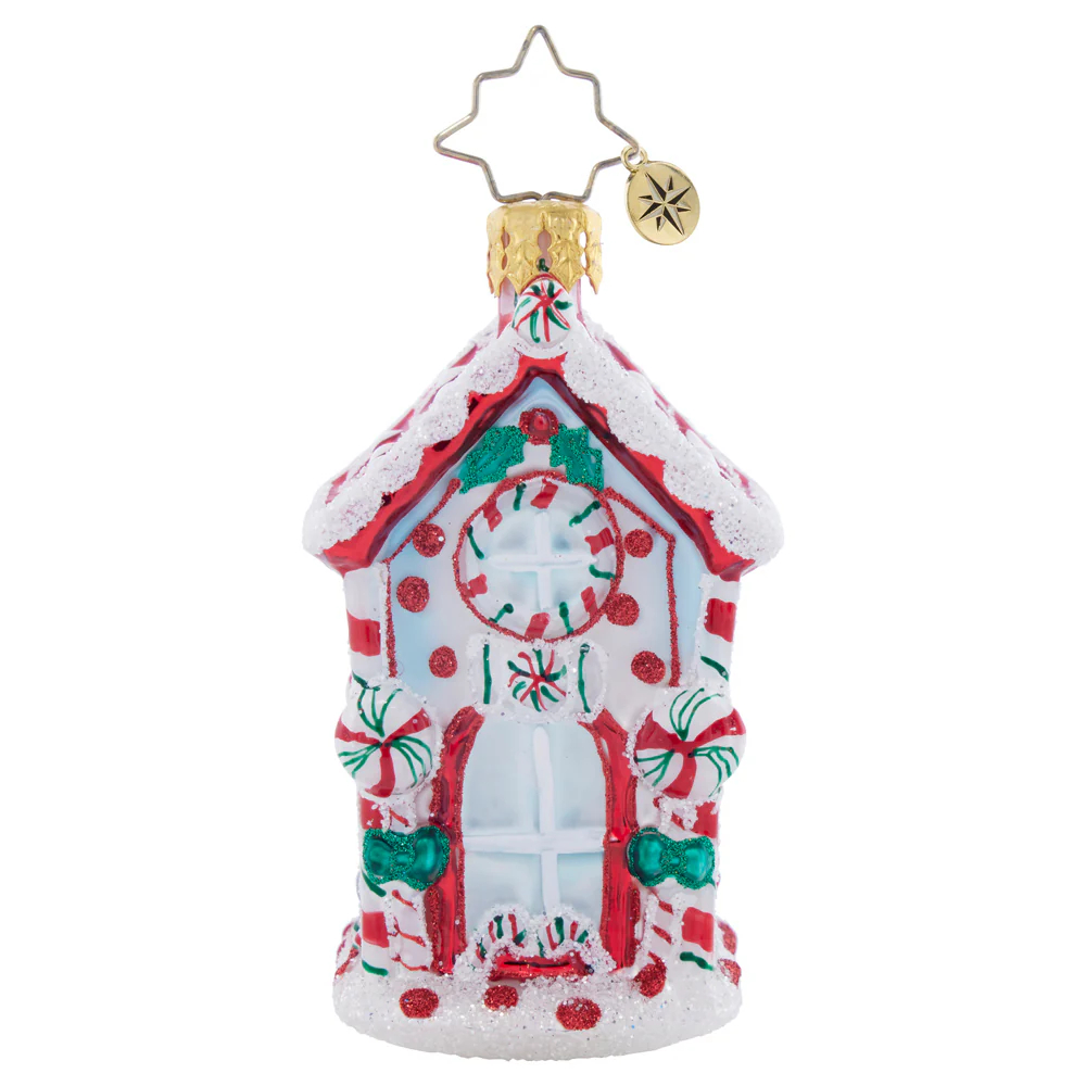 Christopher Radko Candy Cane Chalet Ornament