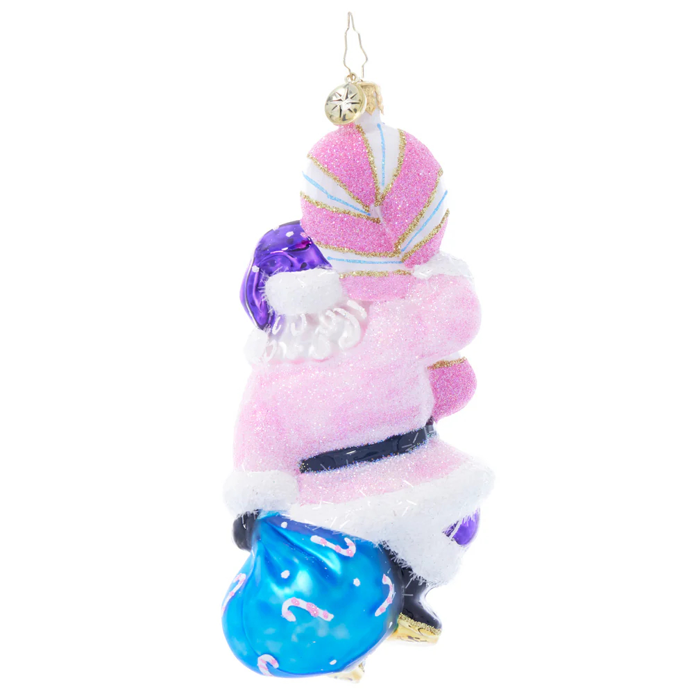 Christopher Radko Candy Coated Claus Ornament