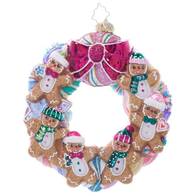 Christopher Radko Sugar-plum Dancing Dreams Wreath Ornament