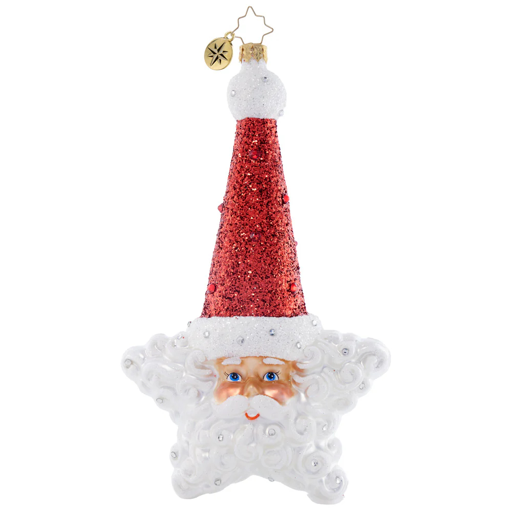 Christopher Radko Santa's Star Power Ornament