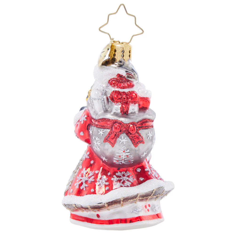 Christopher Radko Winter Splendor Santa Ornament