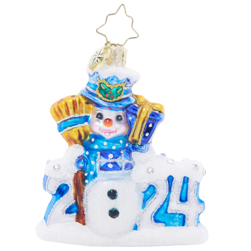 Christopher Radko Coolest Year Yet 2024 Gem Ornament