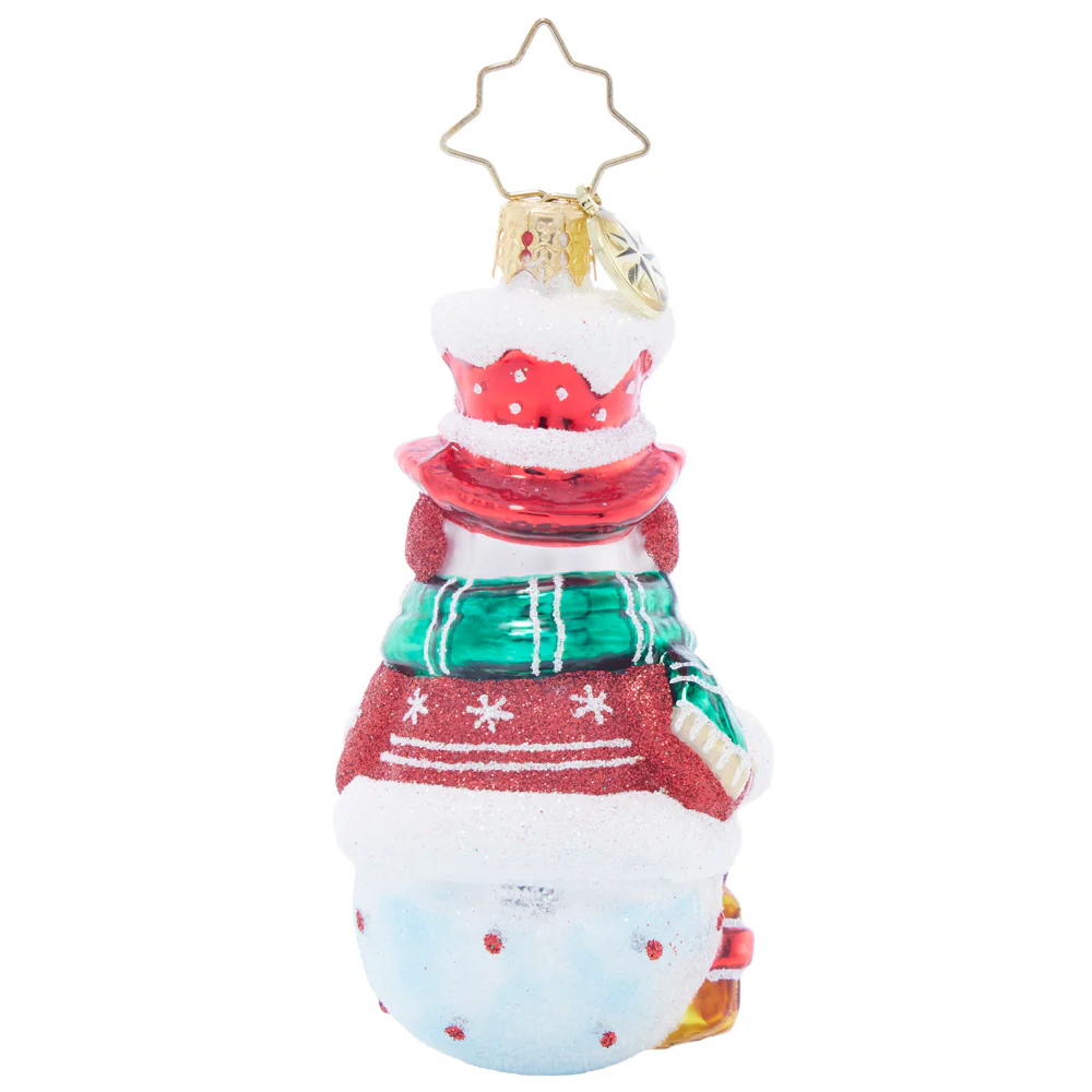 Christopher Radko Christmas Joy Snowman Ornament