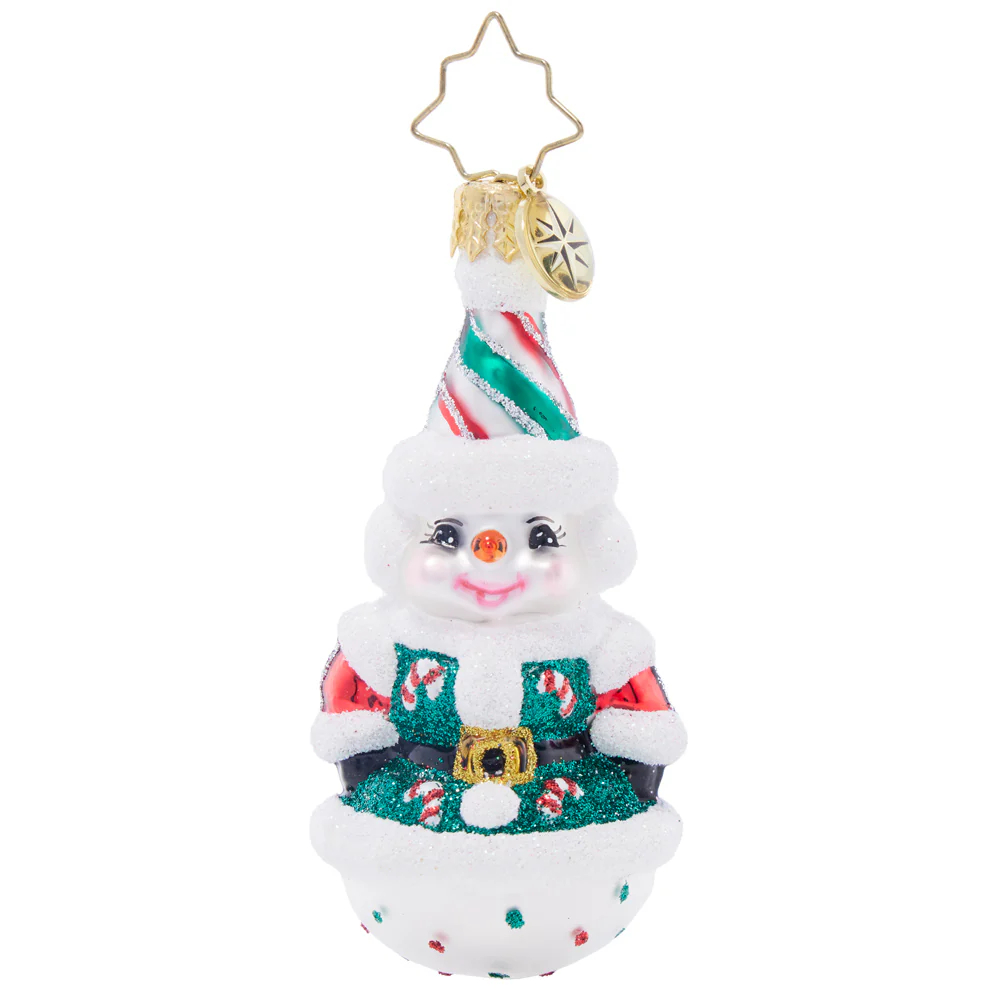 Christopher Radko Twice As Nice Snowman Ornament