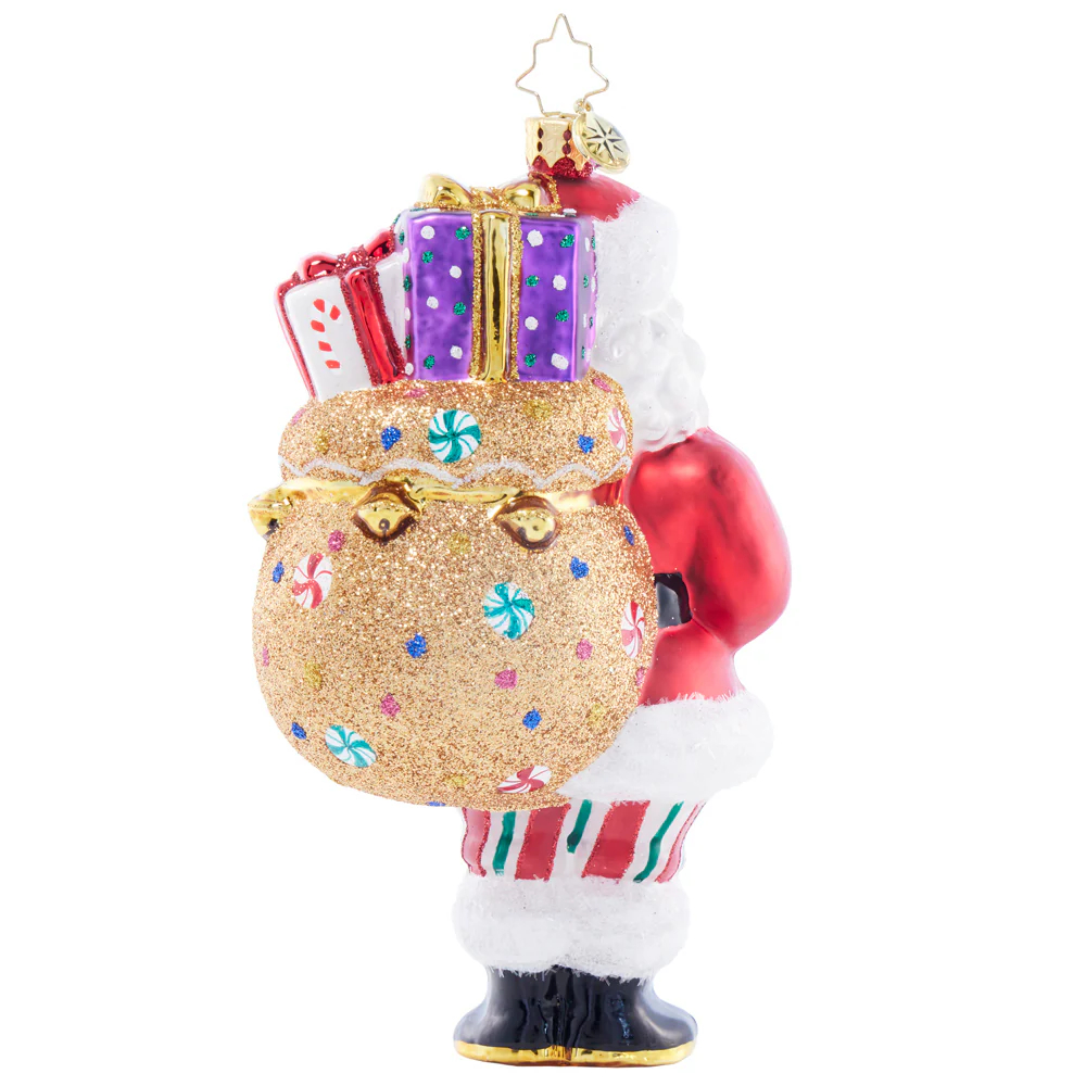 Christopher Radko Santa's Bag of Christmas Wonders Ornament