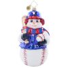 Christopher Radko Snowy Slugger Ornament