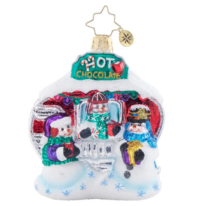 Christopher Radko Cocoa In The Snow Ornament
