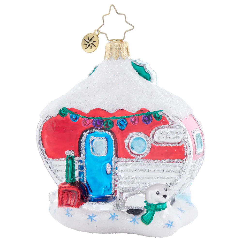 Christopher Radko Cocoa In The Snow Ornament