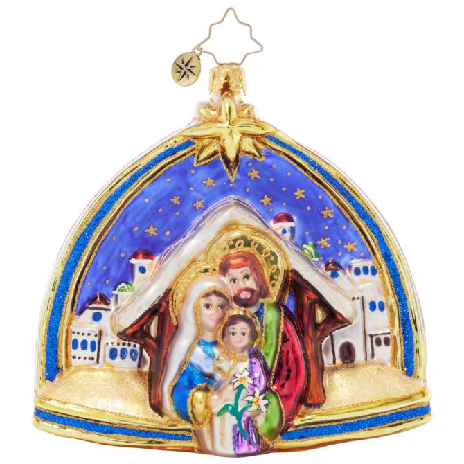 Christopher Radko Two Scenes of the Savior Ornament