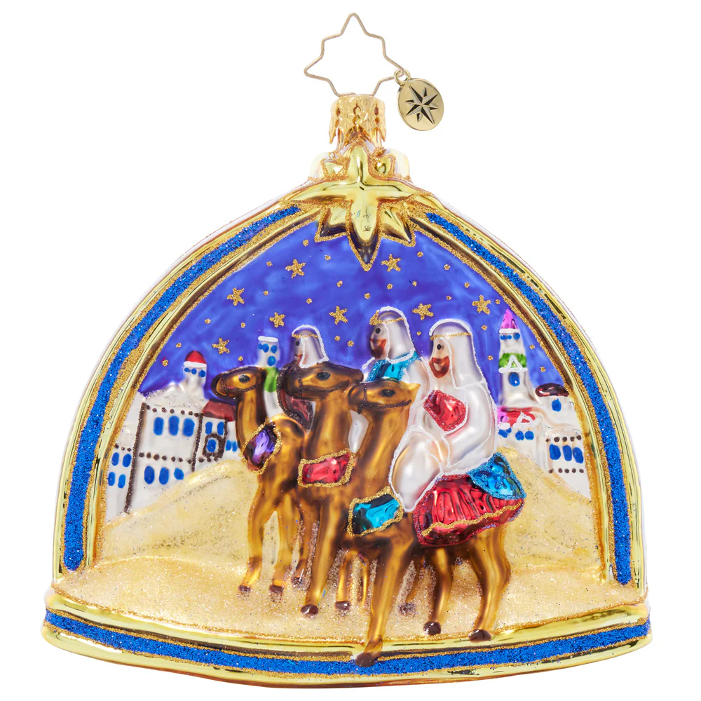 Christopher Radko Two Scenes of the Savior Ornament