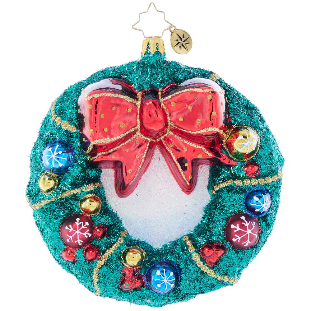 Christopher Radko Enchanted Evergreen Wreath Ornament