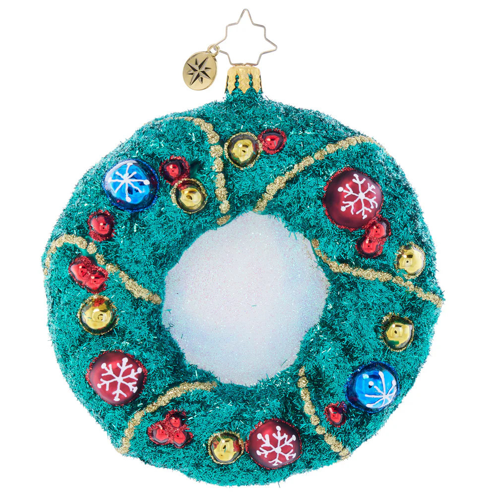 Christopher Radko Enchanted Evergreen Wreath Ornament
