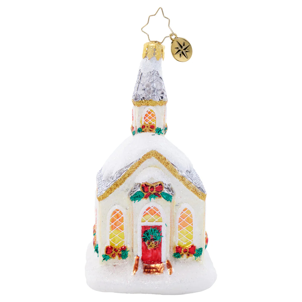 Christopher Radko Snowy Sanctuary Ornament