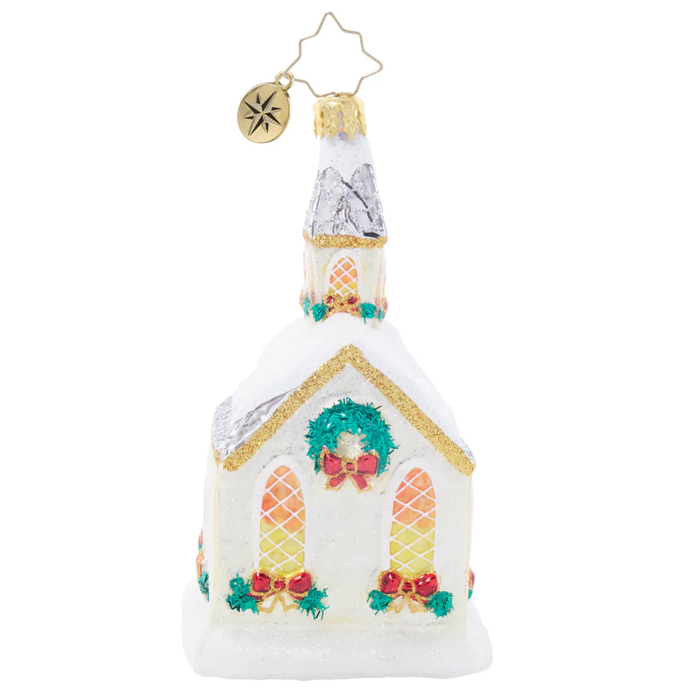 Christopher Radko Snowy Sanctuary Ornament