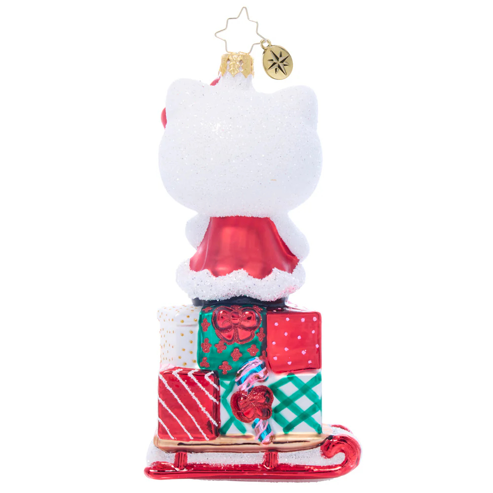 Christopher Radko Happy Holidays from Hello Kitty Ornament