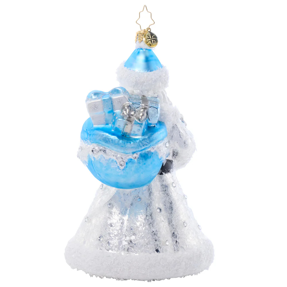 Christopher Radko Icy Elegance St. Nick Ornament