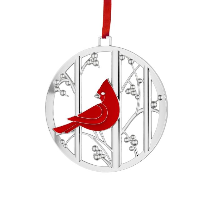 Nambe Cardinal Ornament