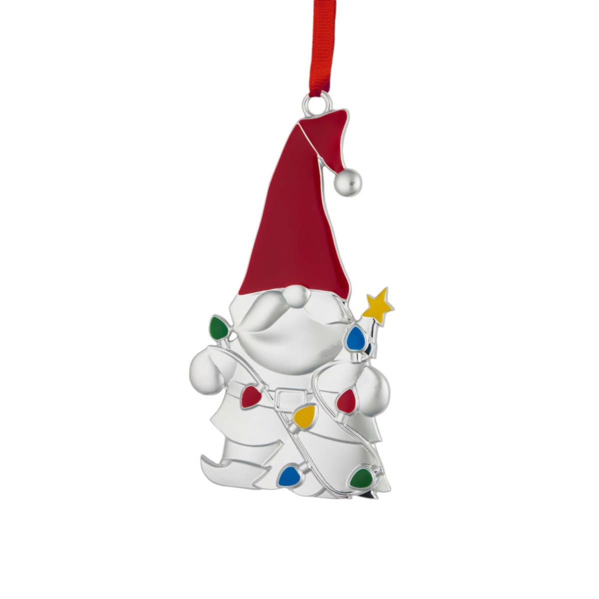 Nambe Holiday Gnome Ornament
