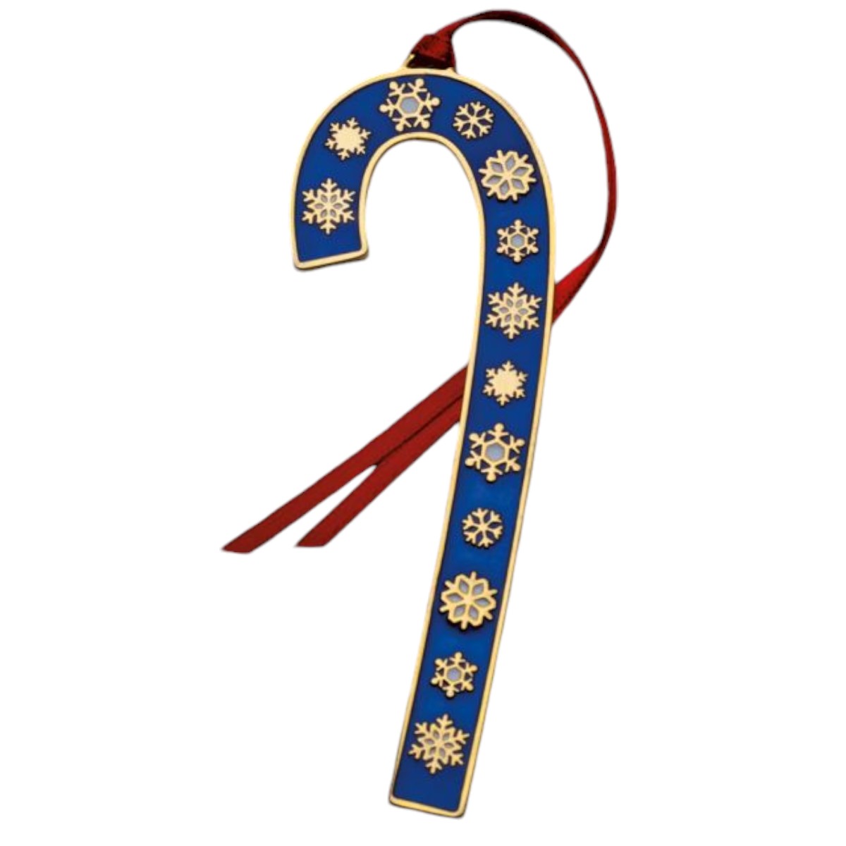 Wallace Candy Cane 44th Edition Annual Goldplate Enamel Ornament, 2024