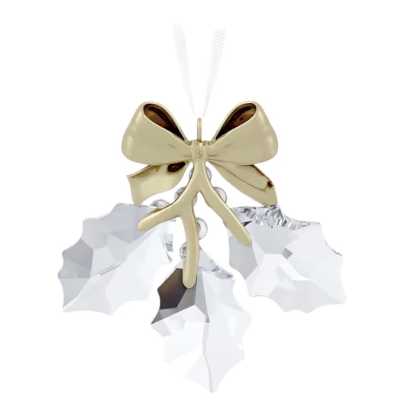 Swarovski Holiday Magic Holly Leaves Ornament