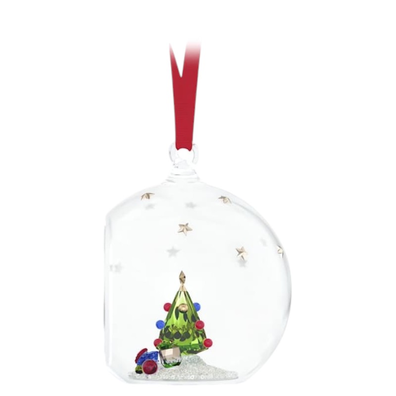 Swarovski Holiday Cheers Tree and Gifts Ball Ornament