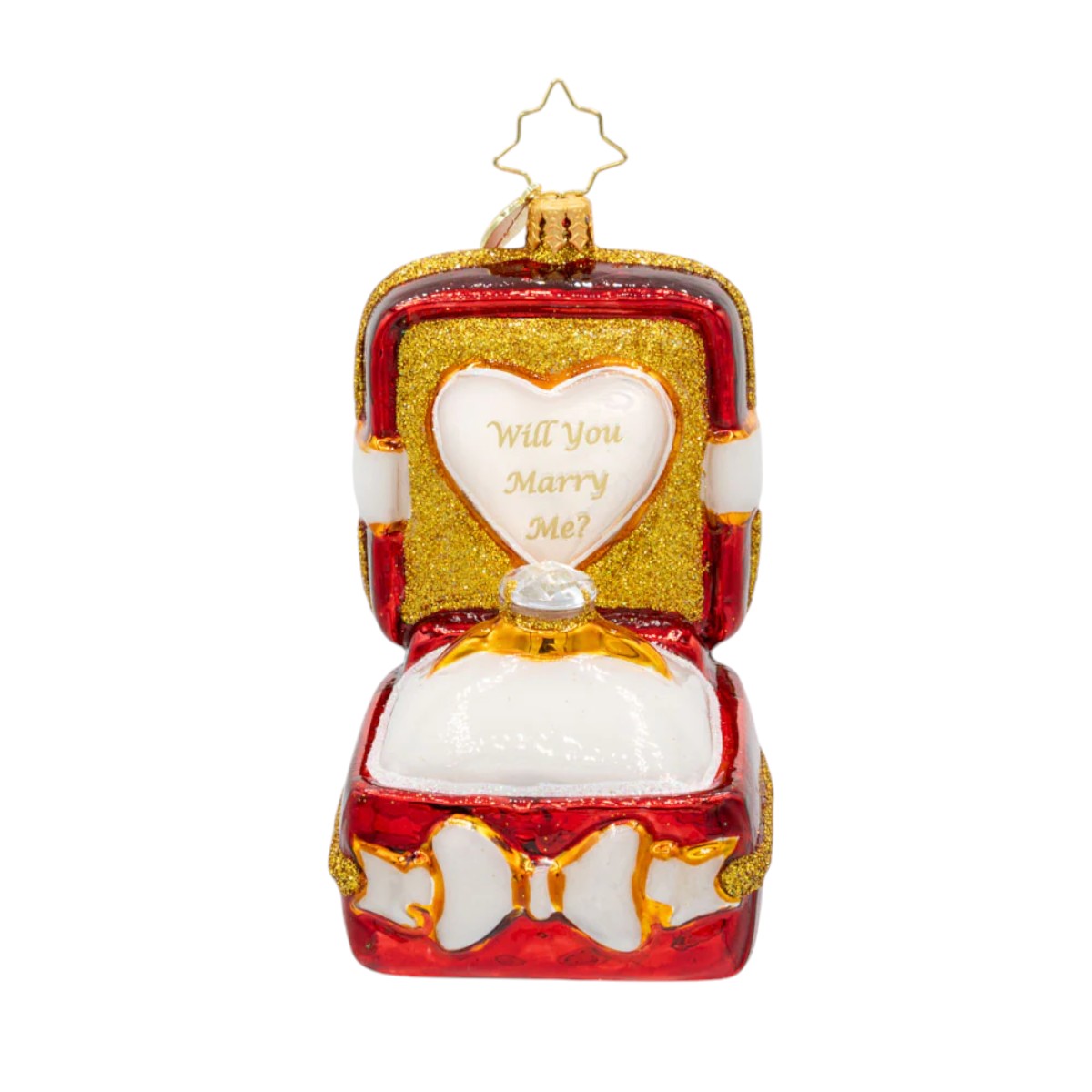 Christopher Radko Love's Sparkling Promise Ornament