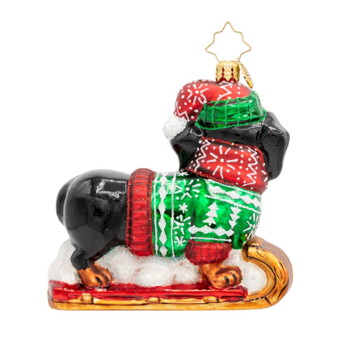 Christopher Radko Dapper Dachshund Ornament