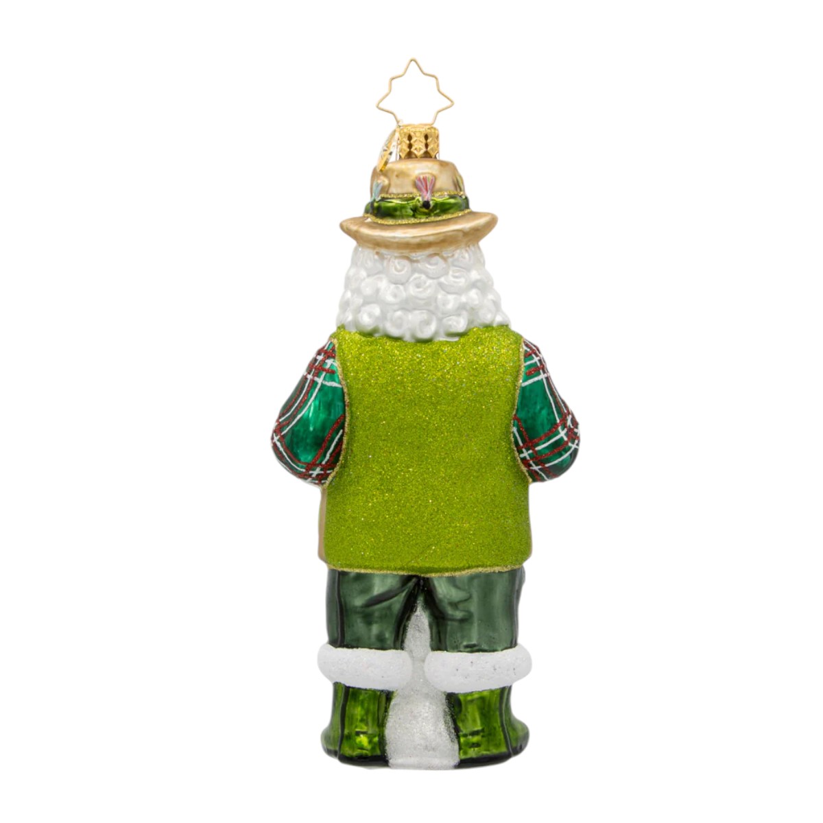 Christopher Radko Fly Fisher Claus Ornament