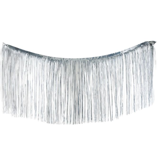 Christopher Radko Holiday Splendor 1000 Strand Silver Tinsel Icicles, 18"