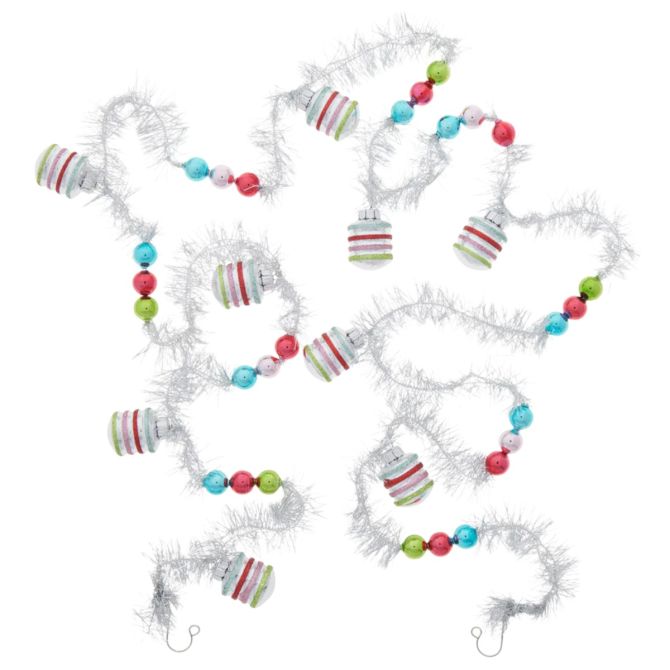 Christopher Radko Festive Fete Tinsel Garland. 7'