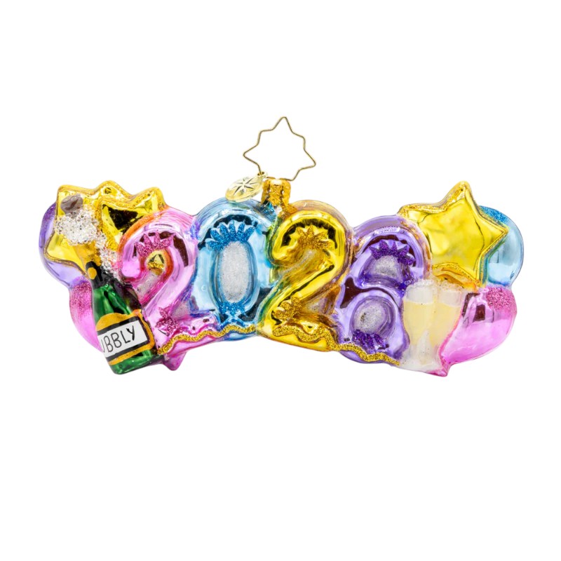 Christopher Radko Cheers To 2026 Ornament