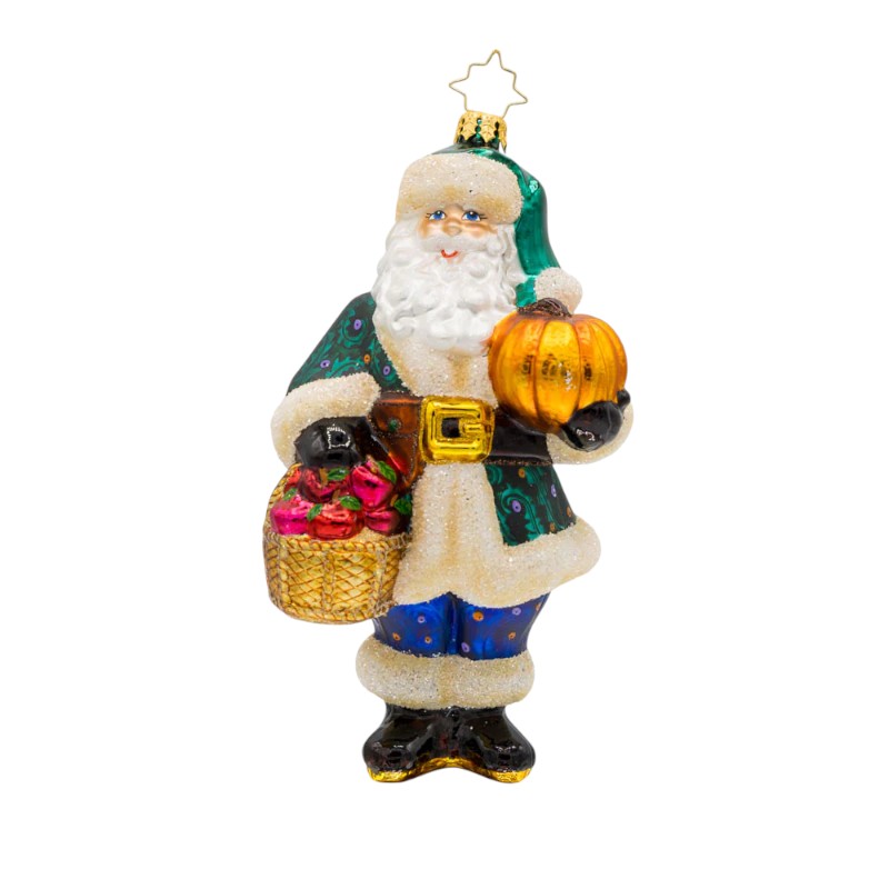 Christopher Radko Enchanted Evergreen Santa Ornament