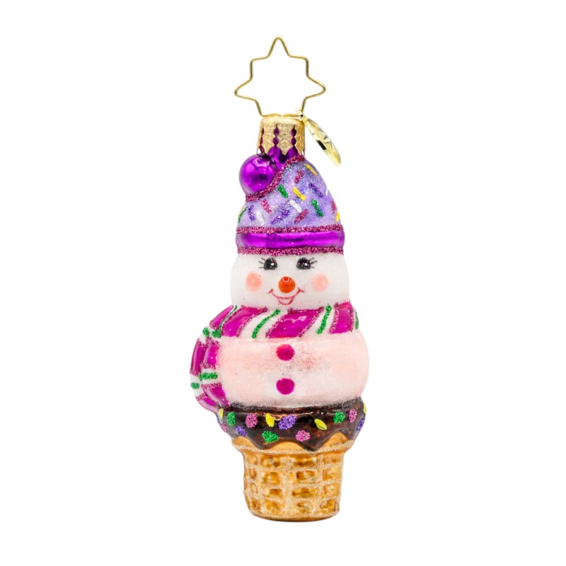 Christopher Radko Extra Frosty Scoop Gem Ornament