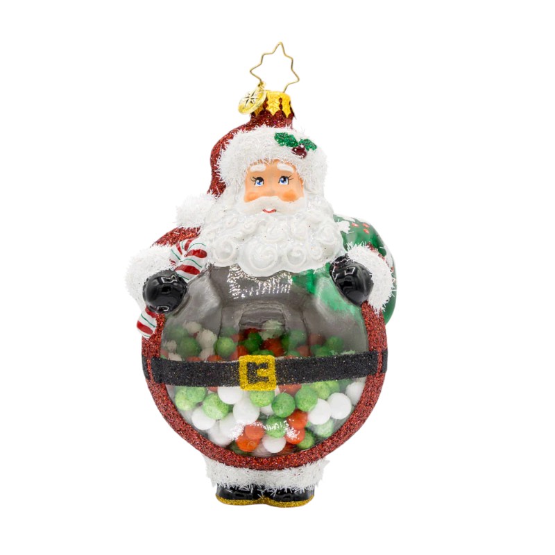 Christopher Radko Bubbly Belly Santa Ornament