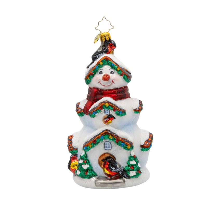 Christopher Radko Frosty Feathers Ornament