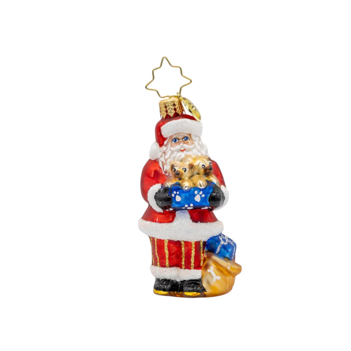 Christopher Radko Santa's Pug-Palooza Gem Ornament