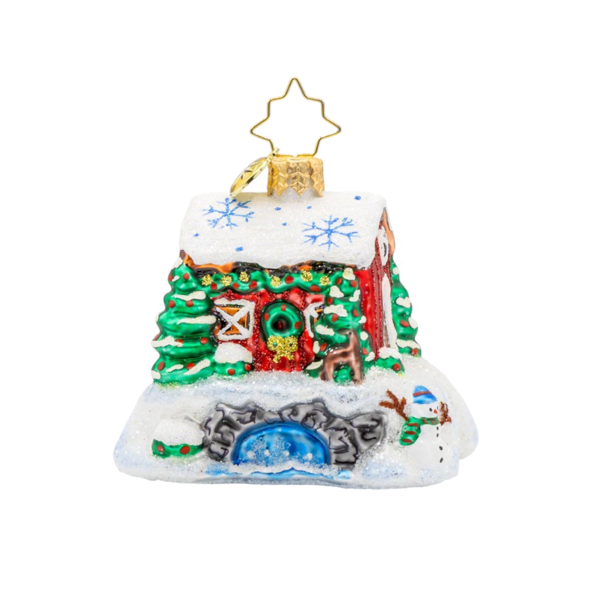 Christopher Radko A New England Crossing Gem Ornament