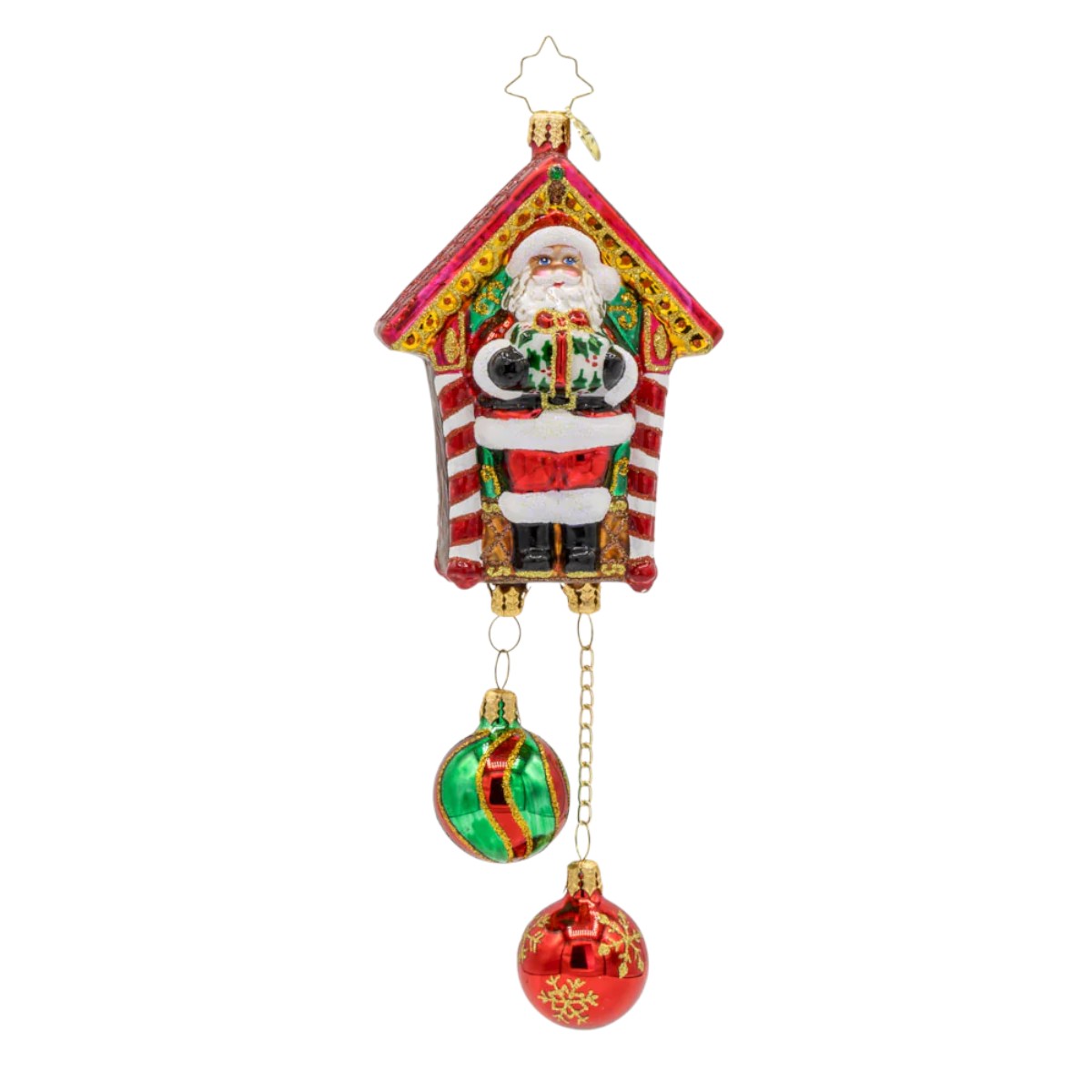 Christopher Radko Jolly Timekeeper Ornament