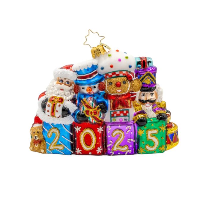 Christopher Radko Stacking Up The Cheer Ornament