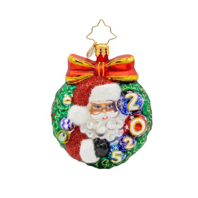 Christopher Radko Smiling Through 2025 Ornament