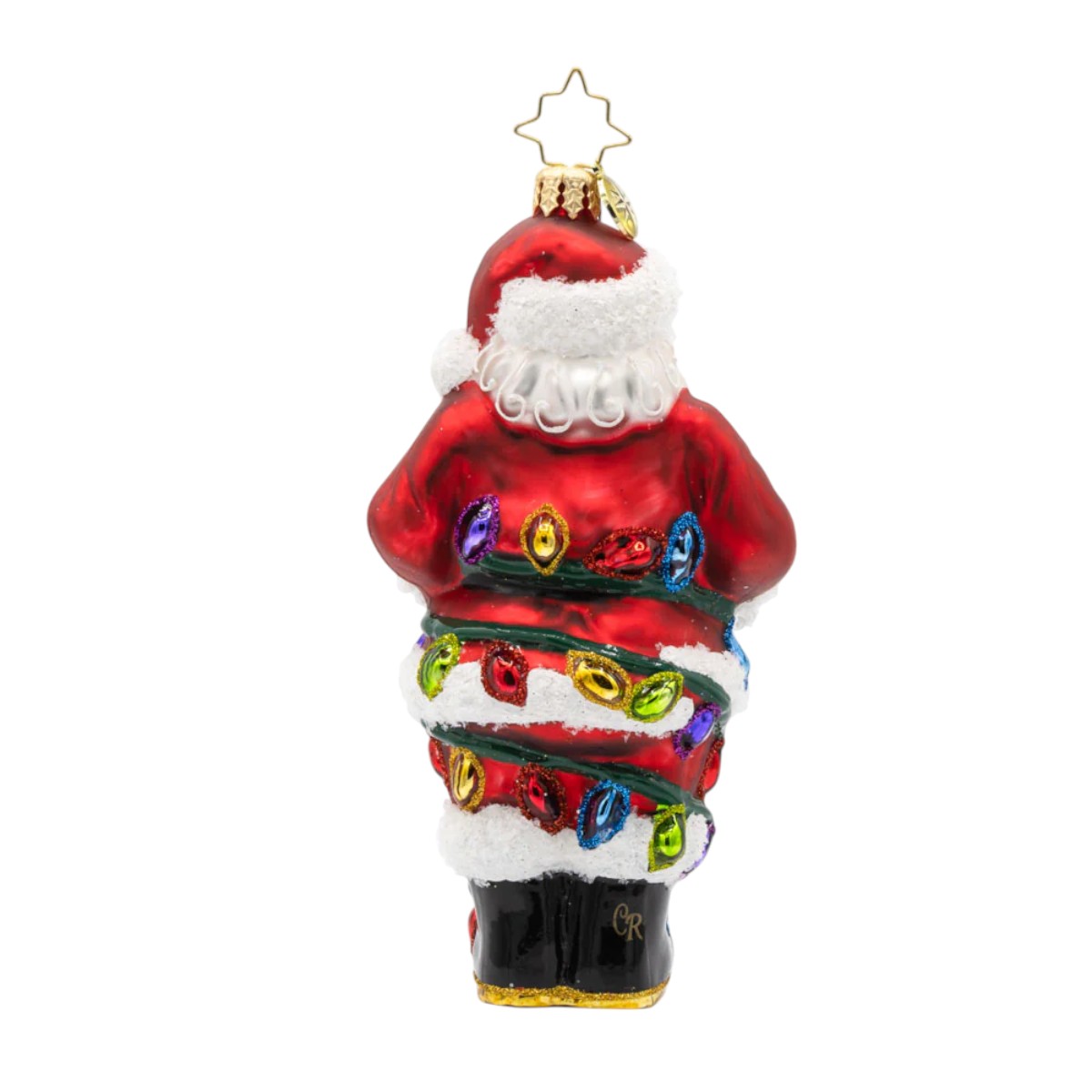 Christopher Radko Tangled Up Santa Ornament