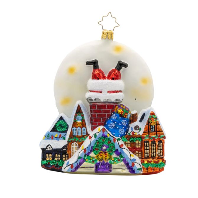 Christopher Radko Santa's Moonlight Mischief Ornament